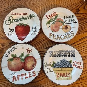 Sakura Farmstand Fruit Plates